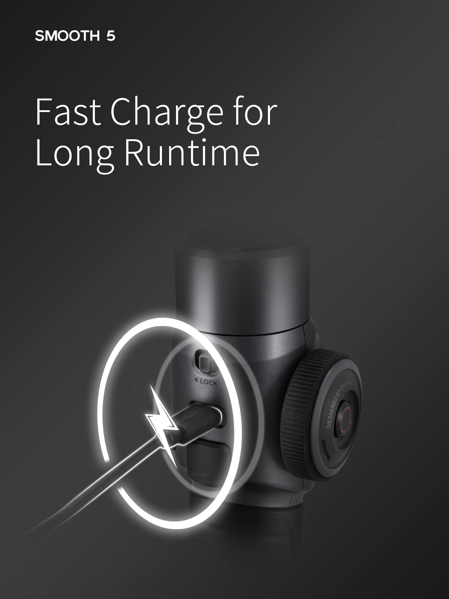 مثبت Zhiyun Smooth 5S AI Pro Gimbal، مثبت ثلاثي المحاور للهواتف الذكية مع متتبع AI، ضوء تعبئة مغناطيسي/مدمج، حقيبة تخزين، مثبت iPhone مثبت Zhiyun Smooth 5S AI Pro Gimbal، مثبت ثلاثي المحاور للهواتف الذكية مع متتبع AI، ضوء تعبئة مغناطيسي/مدمج، حقيبة تخزين، مثبت iPhone