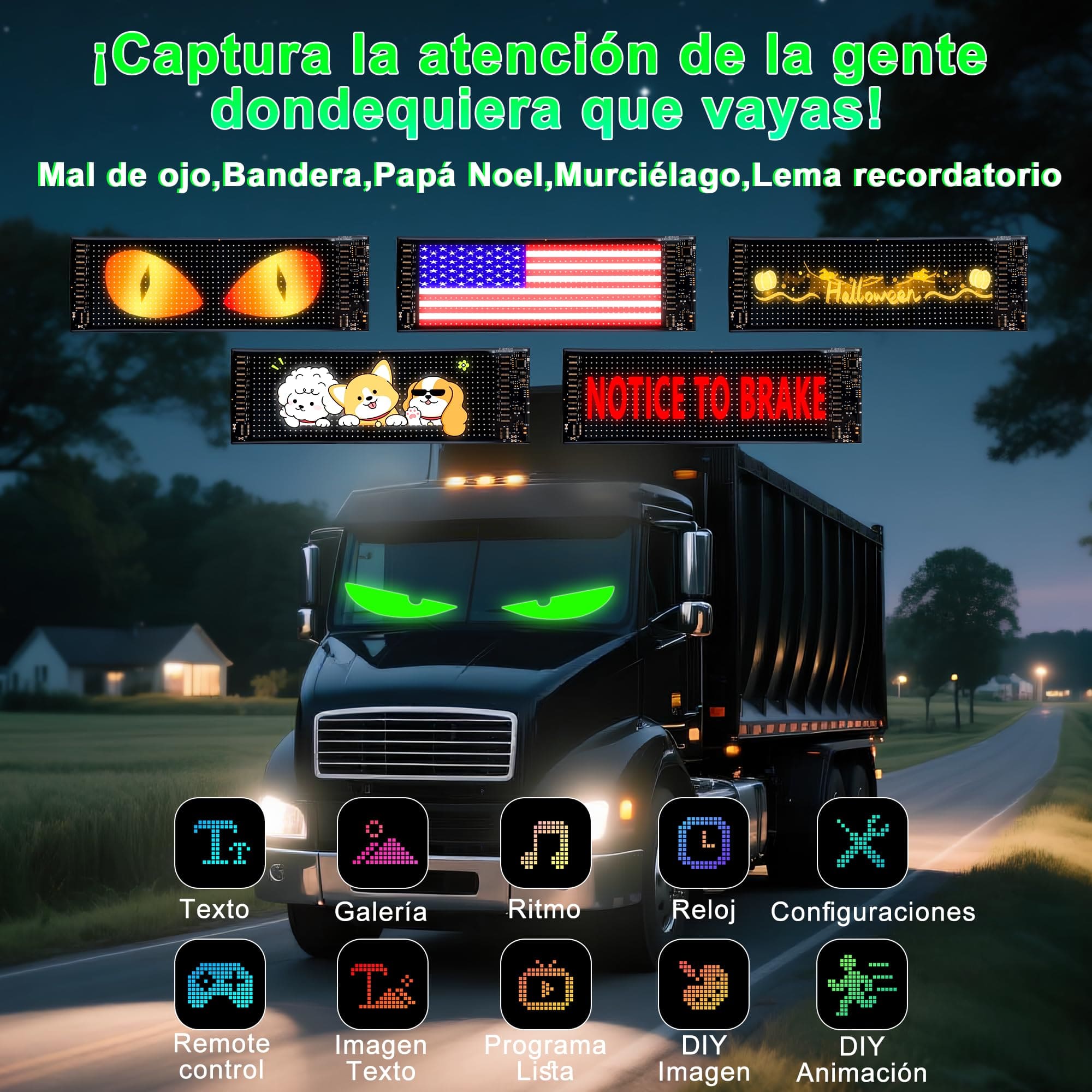 مصابيح LED للسيارات - شعارات LED مخصصة، مصابيح أمامية على شكل عين الشيطان